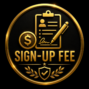 Sign-up fee